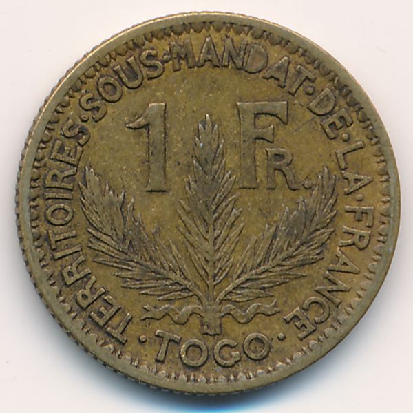 Того, 1 франк (1924 г.)