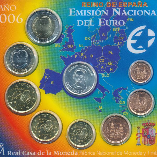 Испания, Набор монет (2006 г.)