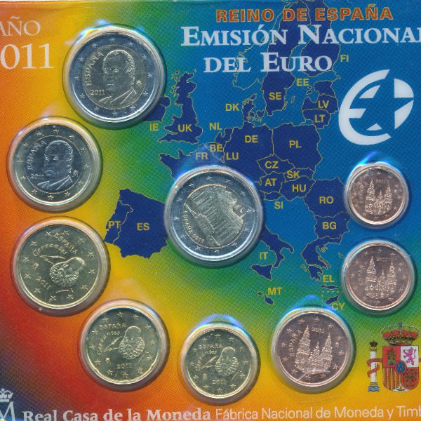 Испания, Набор монет (2011 г.)