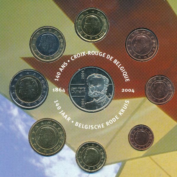 Бельгия, Набор монет (2004 г.)