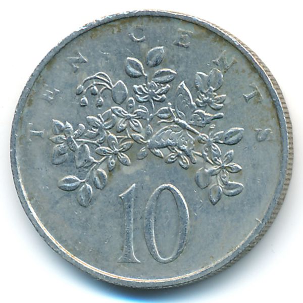 Ямайка, 10 центов (1987 г.)