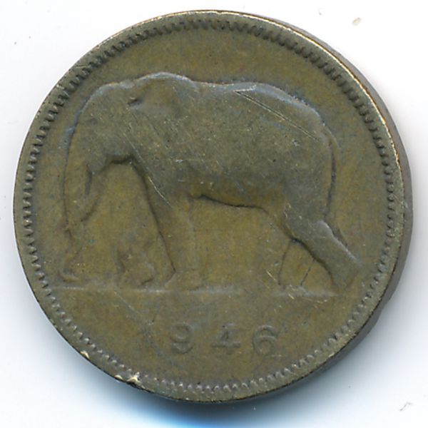 Бельгийское Конго, 2 франка (1946 г.)