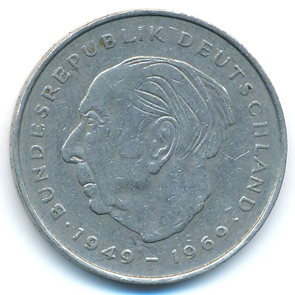 ФРГ, 2 марки (1971 г.)