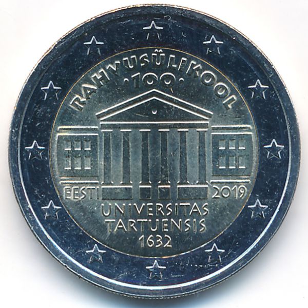 Эстония, 2 евро (2019 г.)