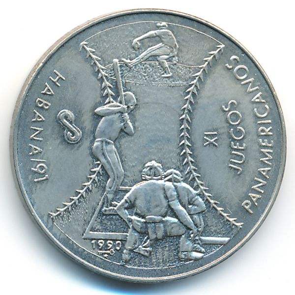 Куба, 1 песо (1990 г.)