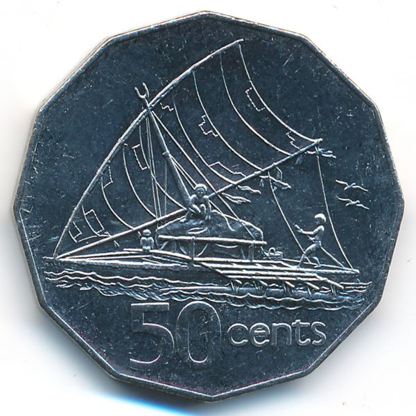 Фиджи, 50 центов (2000 г.)