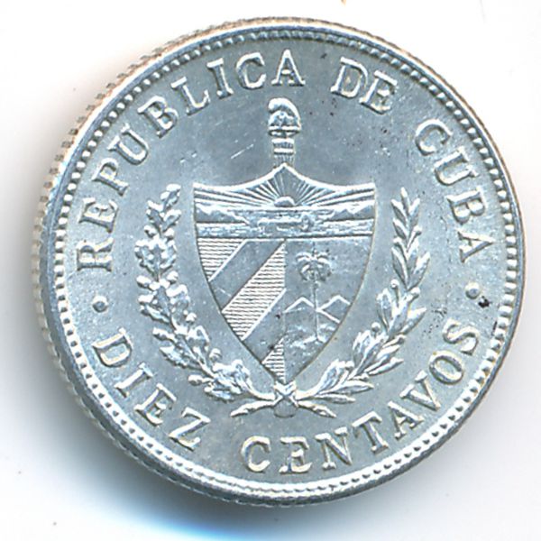 Куба, 10 сентаво (1949 г.)
