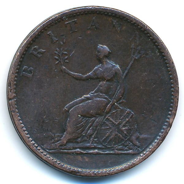 Великобритания, 1/2 пенни (1806 г.)