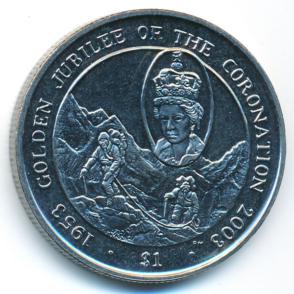 Виргинские острова, 1 доллар (2003 г.)