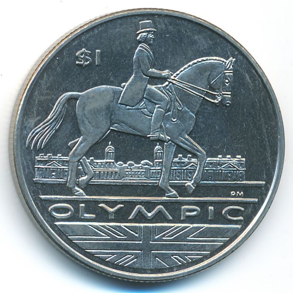 Виргинские острова, 1 доллар (2012 г.)