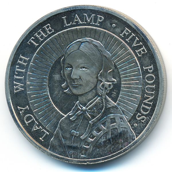 Олдерни, 5 фунтов (2004 г.)