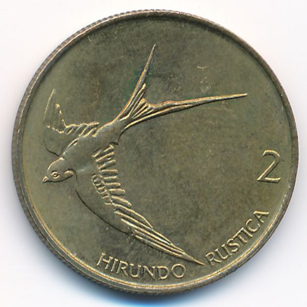 Словения, 2 толара (1992 г.)