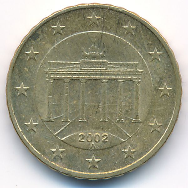 Германия, 10 евроцентов (2002 г.)