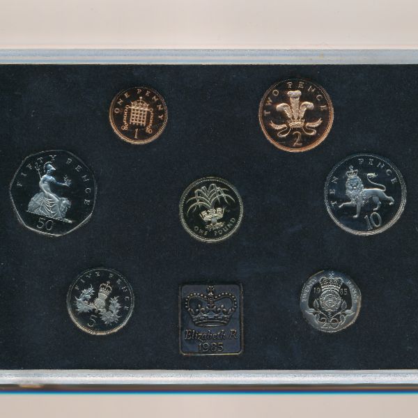 Великобритания, Набор монет (1985 г.)