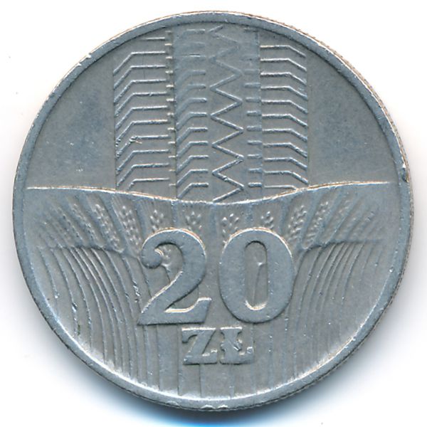 Польша, 20 злотых (1973 г.)