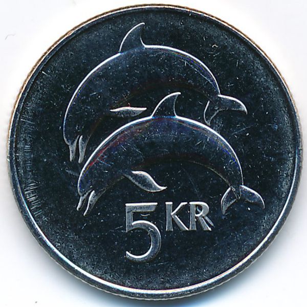 Исландия, 5 крон (2008 г.)