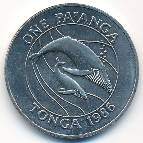 Тонга, 1 паанга (1986 г.)