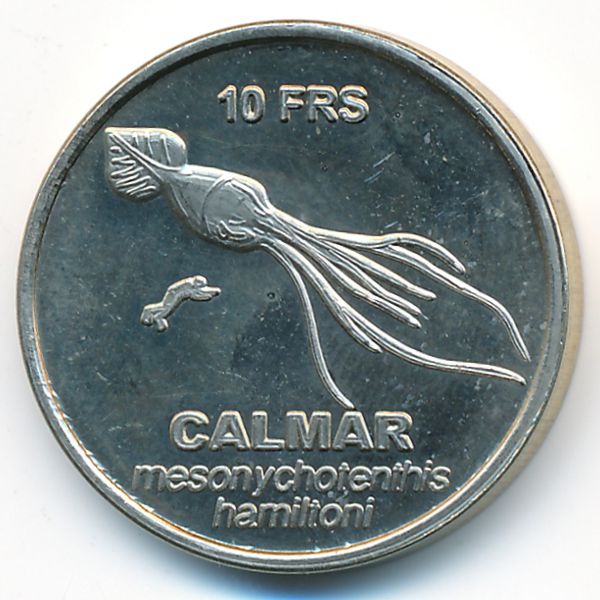 Острова Крозе., 10 франков (2011 г.)