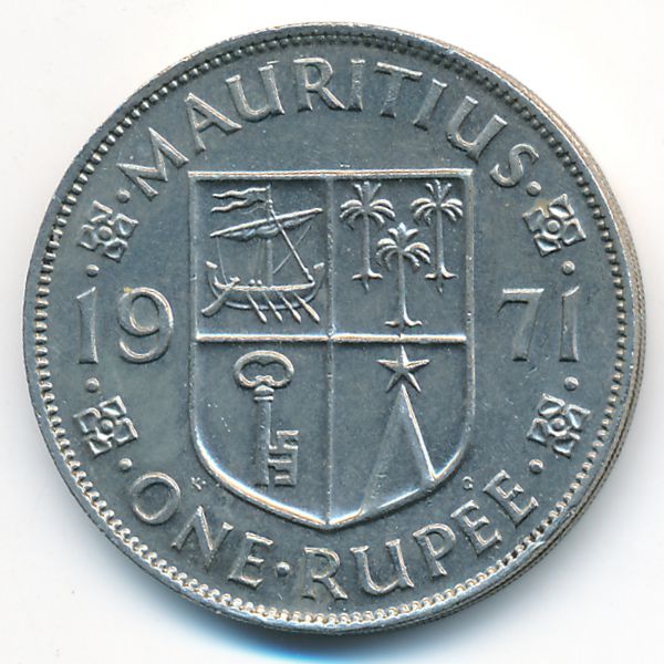 Маврикий, 1 рупия (1971 г.)