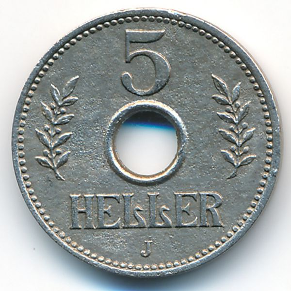 Немецкая Африка, 5 геллеров (1914 г.)