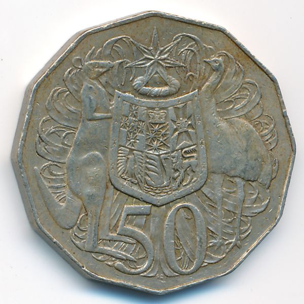 Австралия, 50 центов (1969 г.)