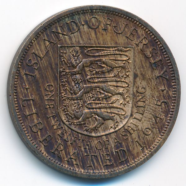 Джерси, 1/12 шиллинга (1945 г.)