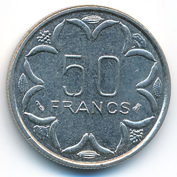 Центральная Африка, 50 франков (1998 г.)
