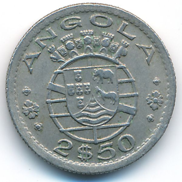 Ангола, 2,5 эскудо (1953 г.)