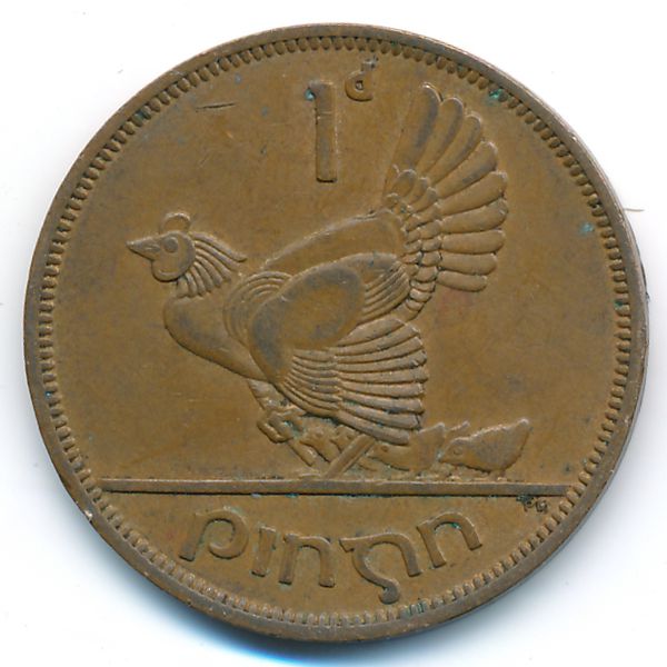 Ирландия, 1 пенни (1950 г.)