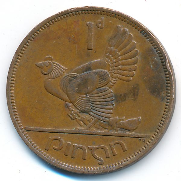 Ирландия, 1 пенни (1963 г.)