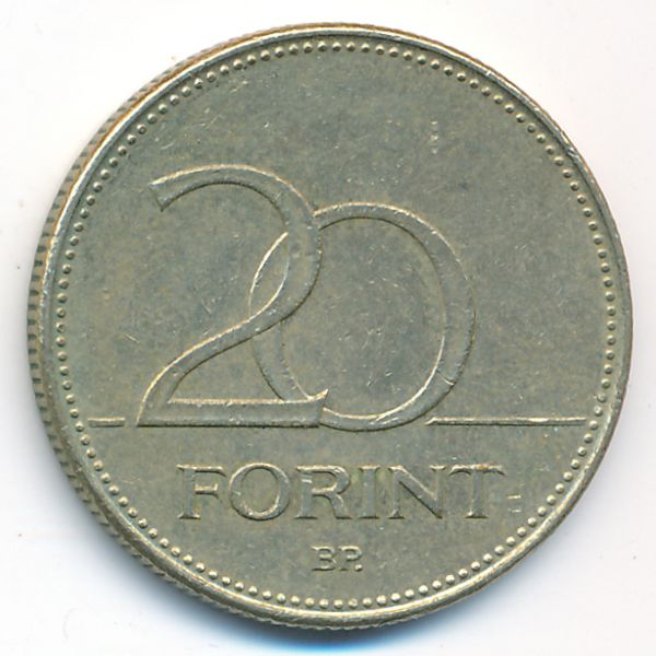 Венгрия, 20 форинтов (1995 г.)
