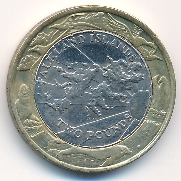 Фолклендские острова, 2 фунта (2004 г.)