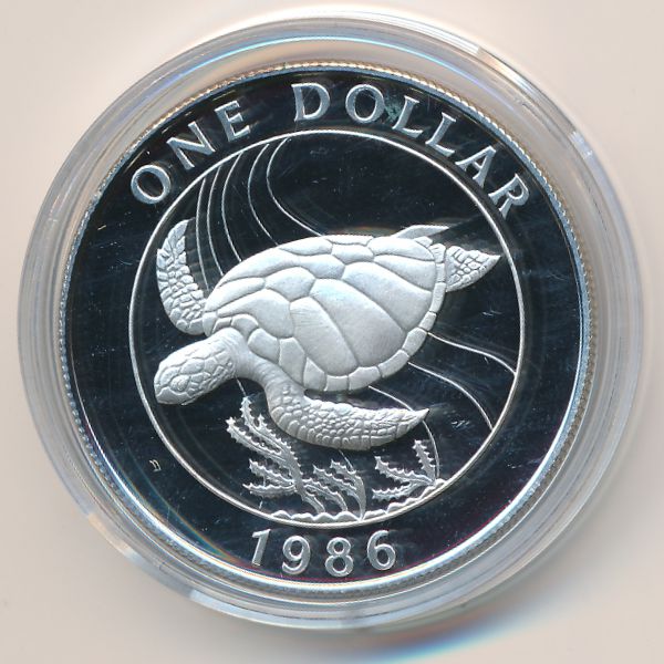Бермудские острова, 1 доллар (1986 г.)