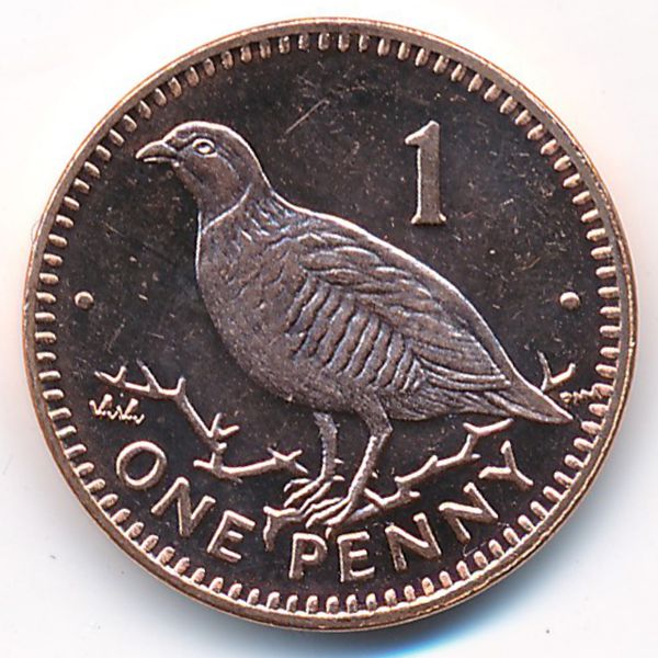 Гибралтар, 1 пенни (2000 г.)