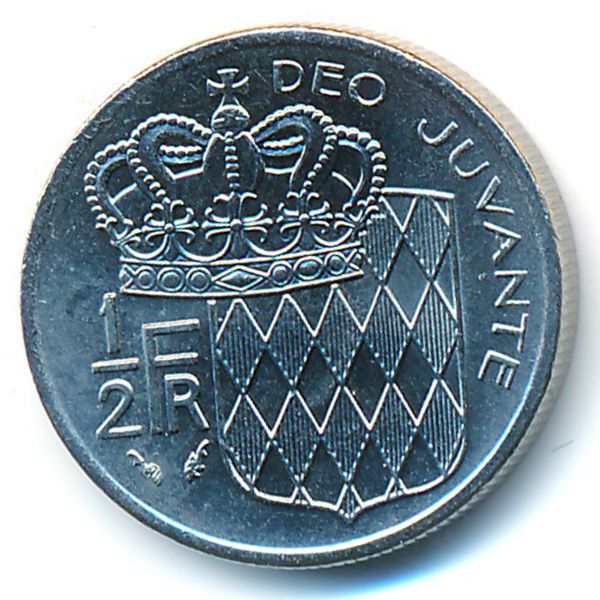 Монако, 1/2 франка (1977 г.)
