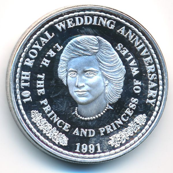 Теркс и Кайкос, 1 крона (1991 г.)