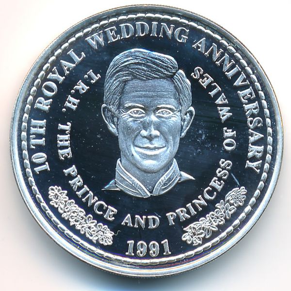 Теркс и Кайкос, 1 крона (1991 г.)