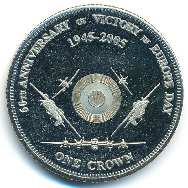 Тристан-да-Кунья, 1 крона (2005 г.)