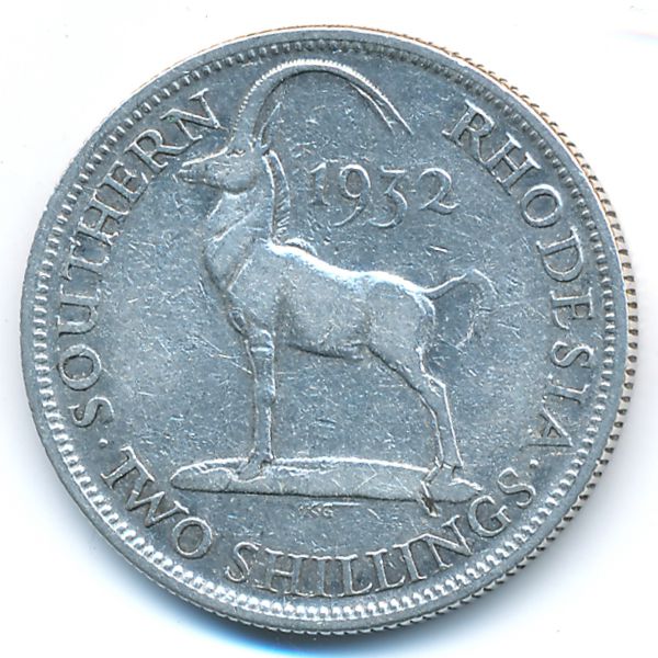 Южная Родезия, 2 шиллинга (1932 г.)