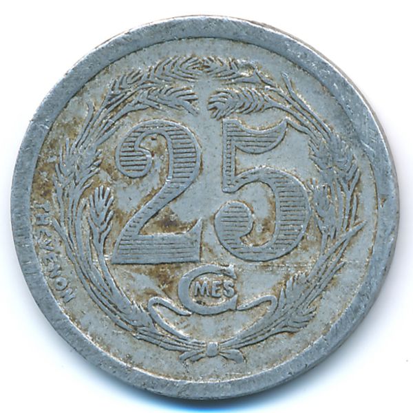 Алжир, 25 сентим (1922 г.)