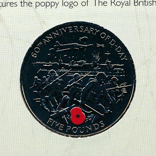 Гернси, 5 фунтов (2004 г.)