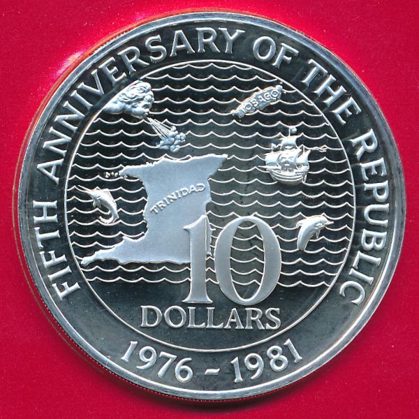 Тринидад и Тобаго, 10 долларов (1981 г.)