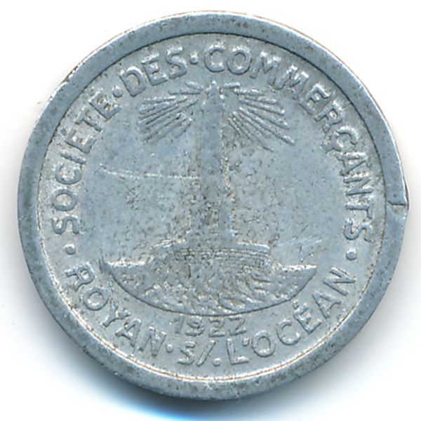 Руайян., 5 сентим (1922 г.)