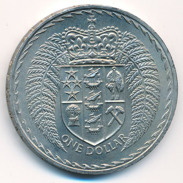 Новая Зеландия, 1 доллар (1967 г.)