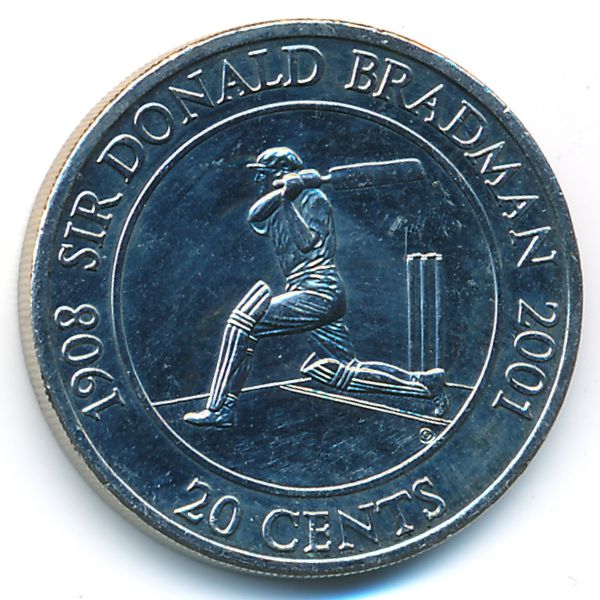 Австралия, 20 центов (2001 г.)