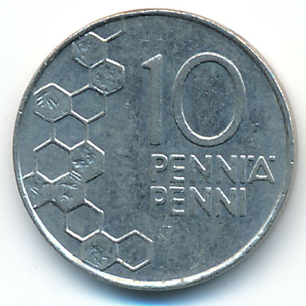 Финляндия, 10 пенни (1991 г.)