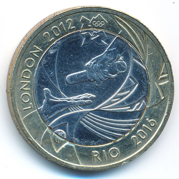 Великобритания, 2 фунта (2012 г.)
