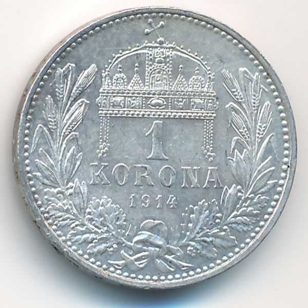 Венгрия, 1 крона (1914 г.)