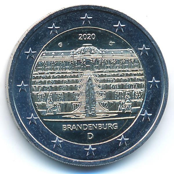 Германия, 2 евро (2020 г.)