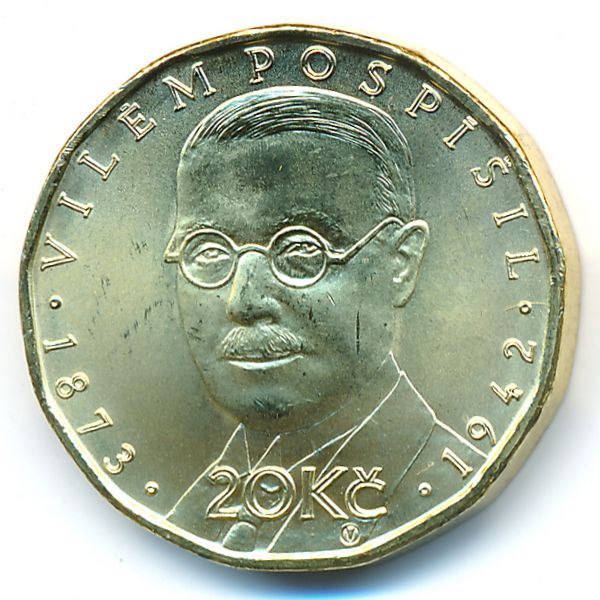 Чехия, 20 крон (2019 г.)